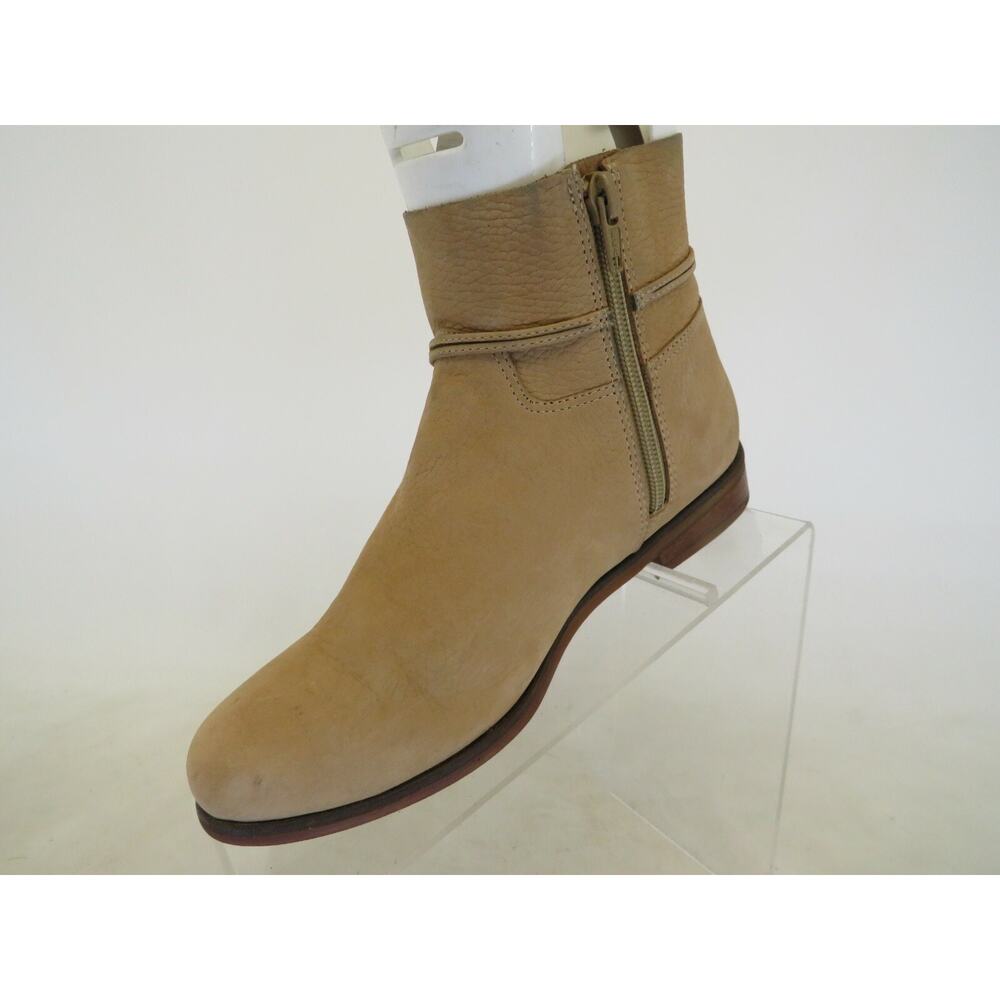 Lucky Brand Womens Brown Leather Zip Ankle Fashion Boots Bootie Size 6 M - Picture 2 of 12